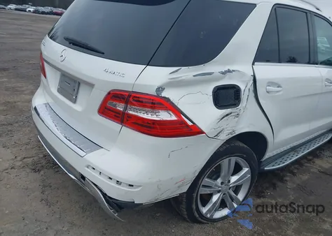 2015 Mercedes-Benz Ml 350 4Matic из США, поврежденный, VIN 4JGDA5HB4FA479328